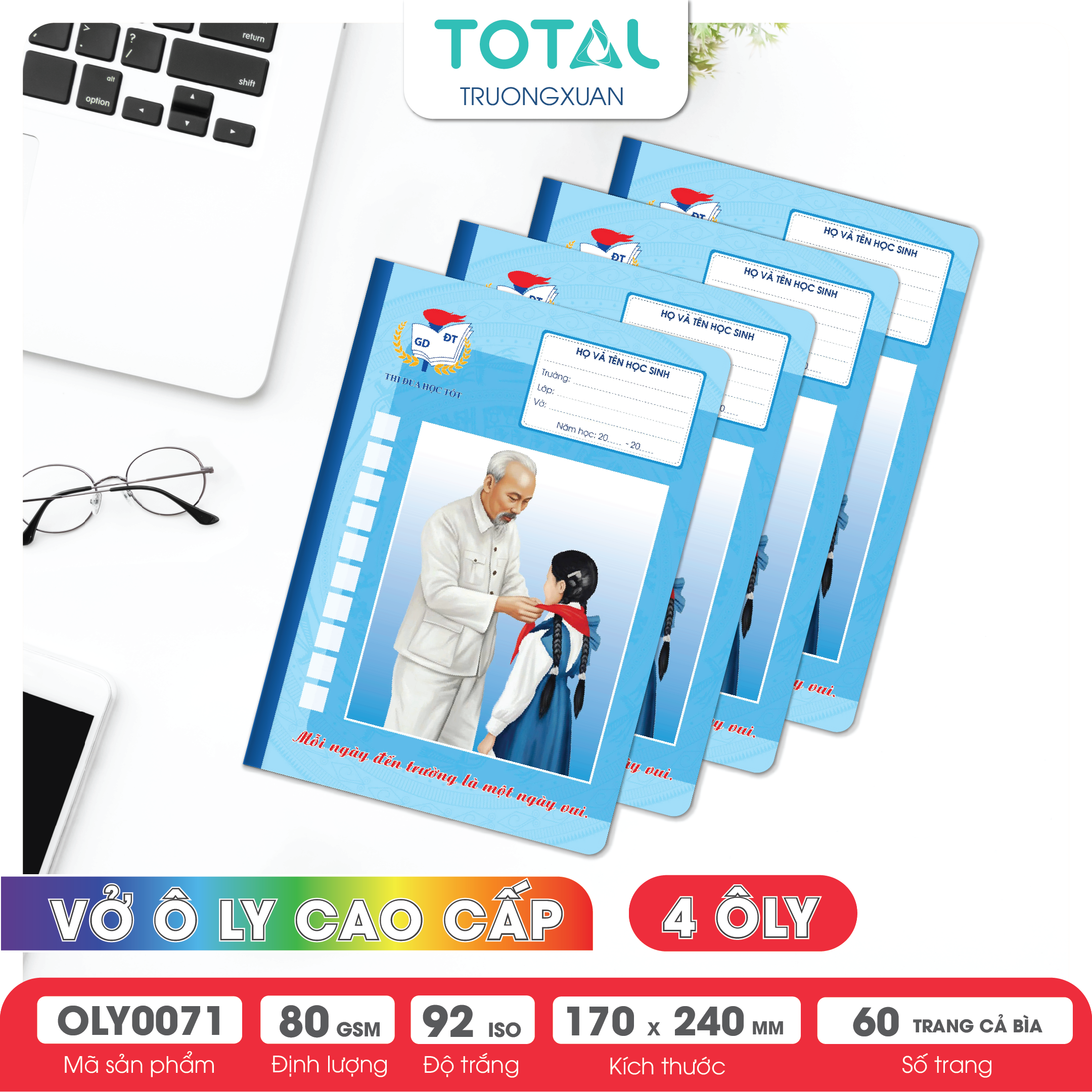 Vở oly Bác Hồ 60 trang 4 ôly