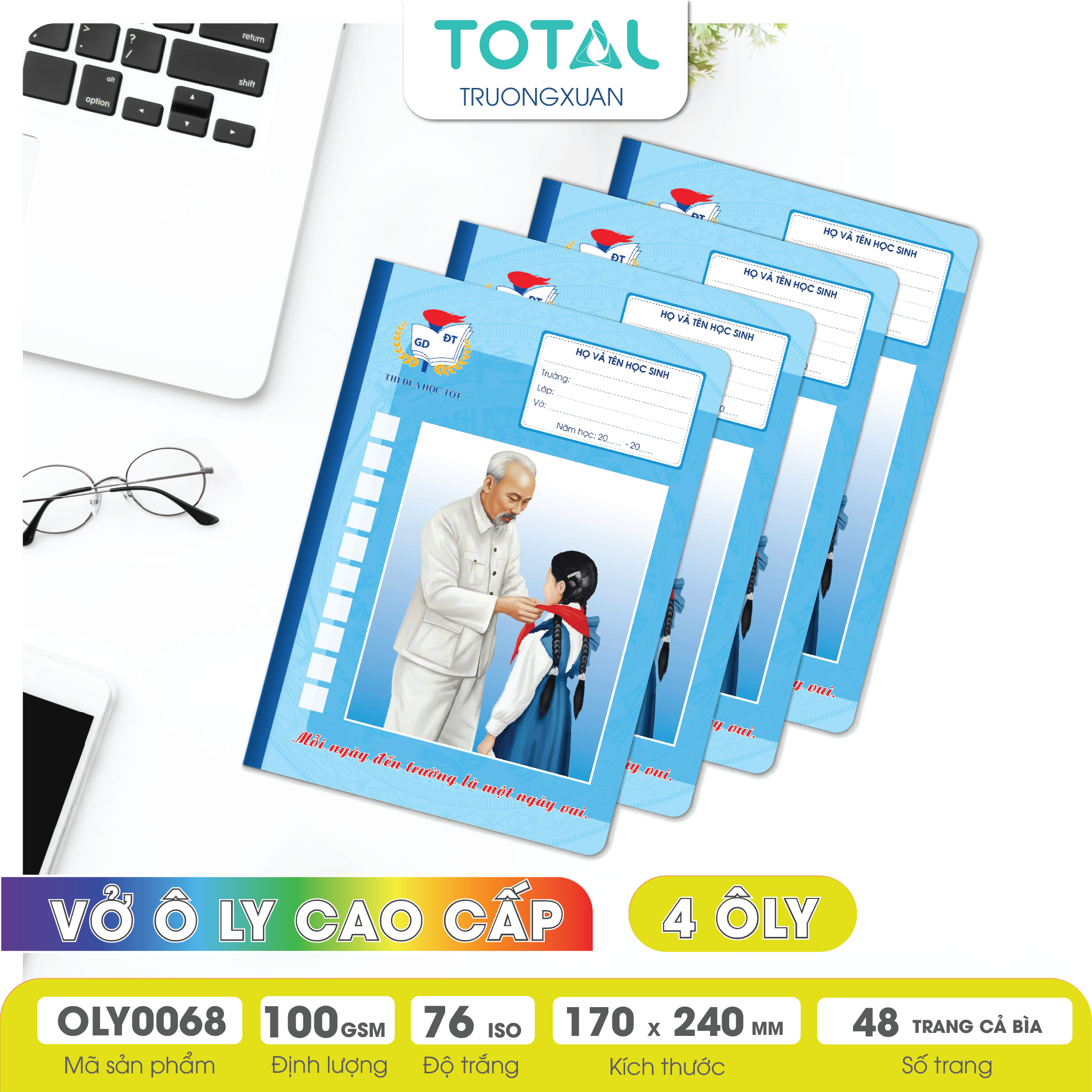 Vở oly  Bác Hồ 48 trang 4 ôly